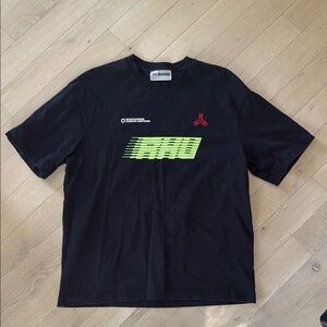 Zara x Rhuigi Black Graphic Short Sleeve Size Large